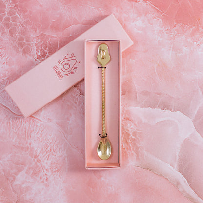 Месингова лъжица Авокадо