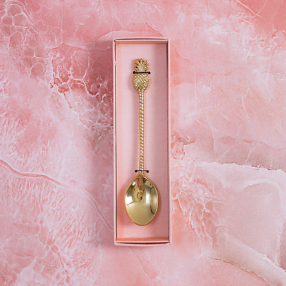 Месингова лъжица Ананас