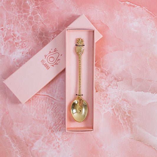 Месингова лъжица Ананас