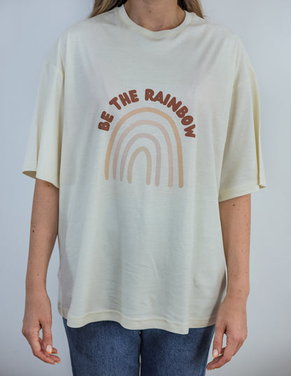 БОХО Тениска „Be The Rainbow“